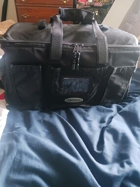 Black Messenger Bag for Men -